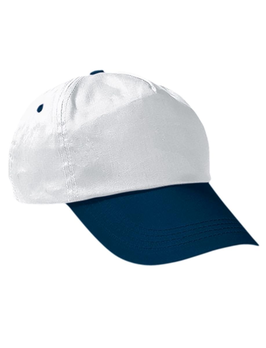PROMOTION Sapca bumbac Adulti Alb-Bleumarin orion