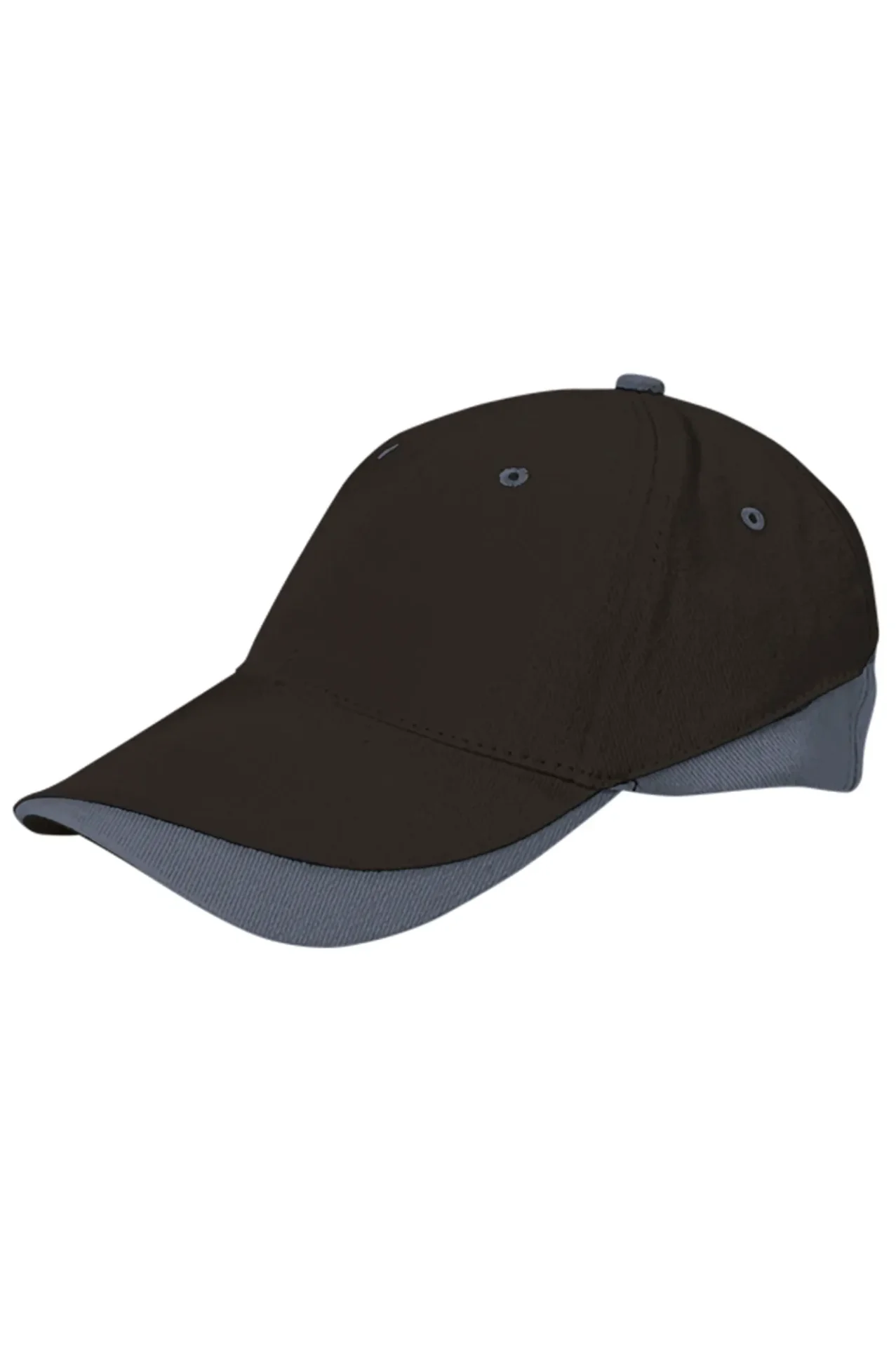TUXTON Sapca bicolora bumbac 270 Negru-Gri