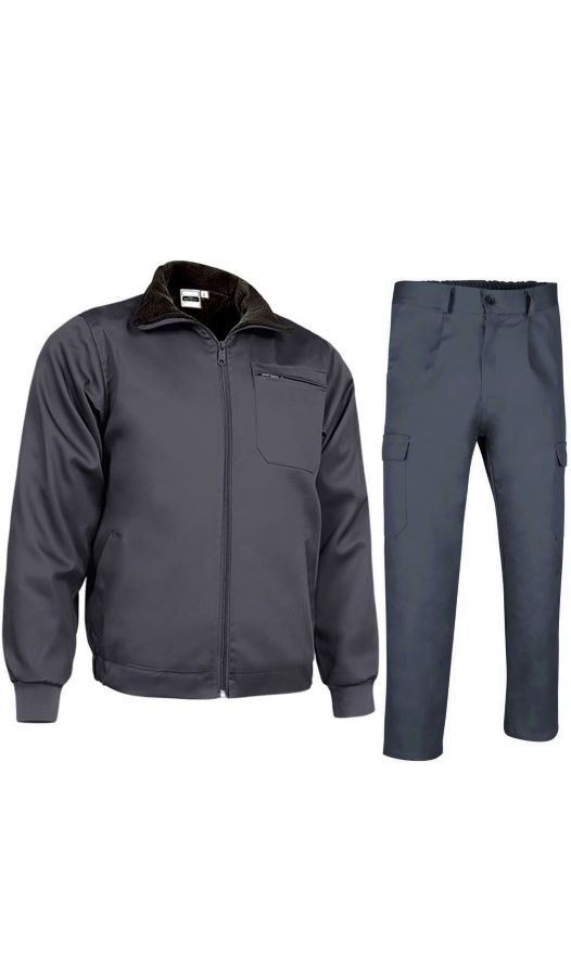 WINTERFEEL Jacheta si pantaloni de iarna cu interior fleece Gri