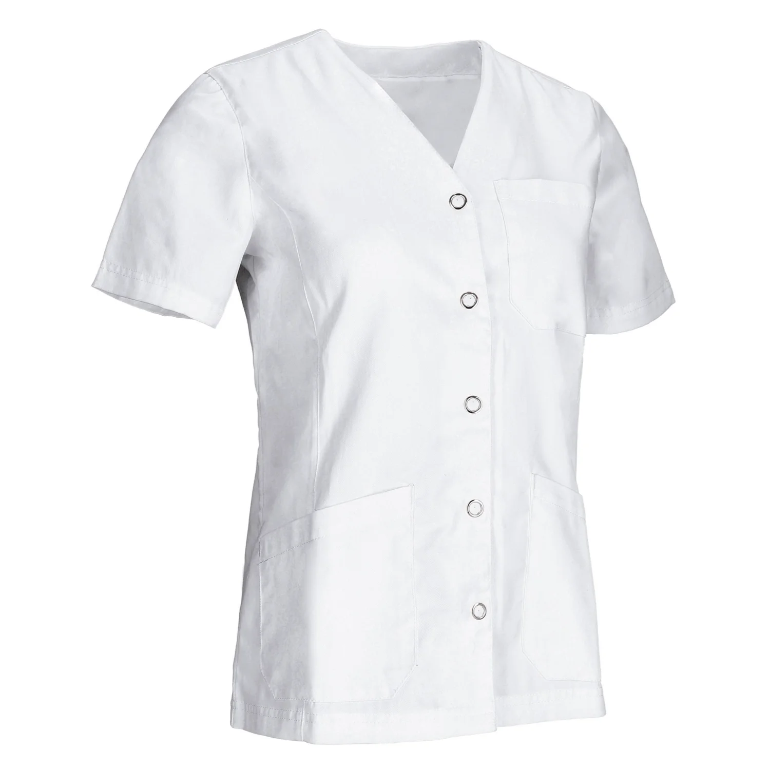 Bluză Medicală BEATRIZ Cambrata | EIP EN 13688 | Twill 200g Alb