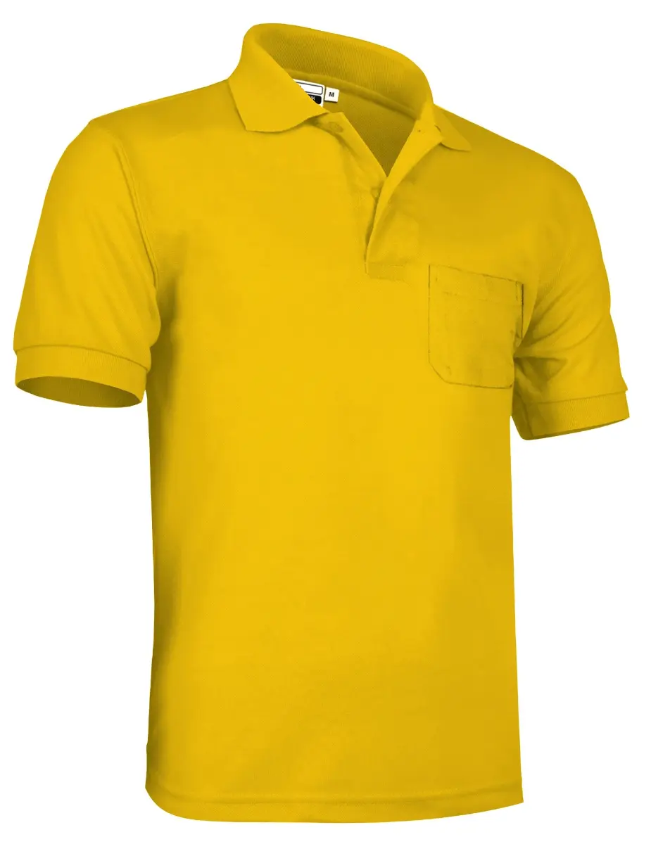 Tricou Polo HAWK | Premium Oeko-Tex 100% Bumbac 220g Buzunar, Galben