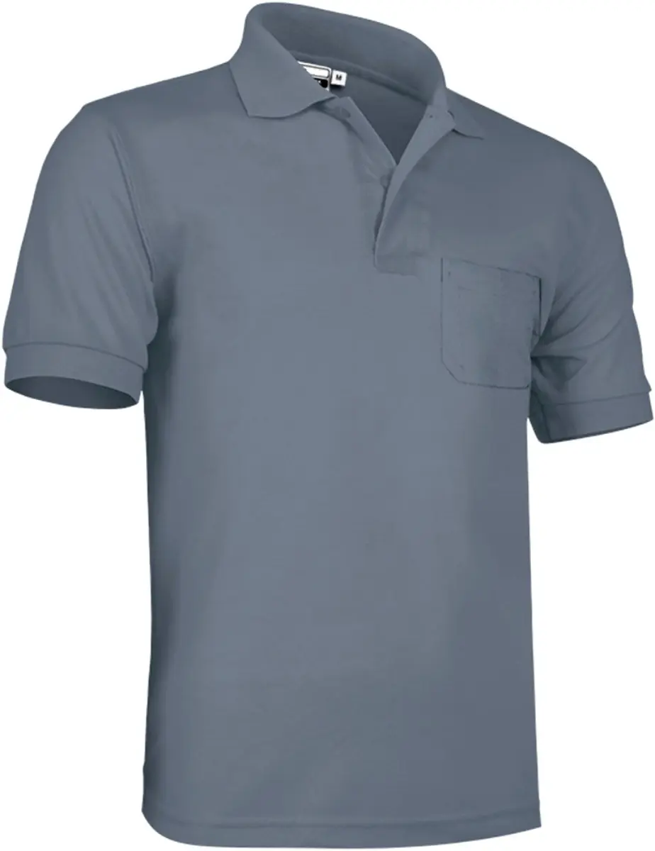 Tricou Polo HAWK | Premium Oeko-Tex 100% Bumbac 220g Buzunar, Gri