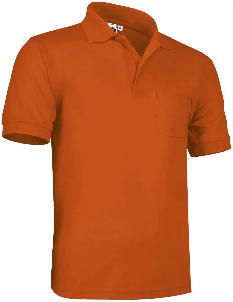 Tricou Polo HAWK | Premium Oeko-Tex 100% Bumbac 220g Buzunar, Portocaliu party