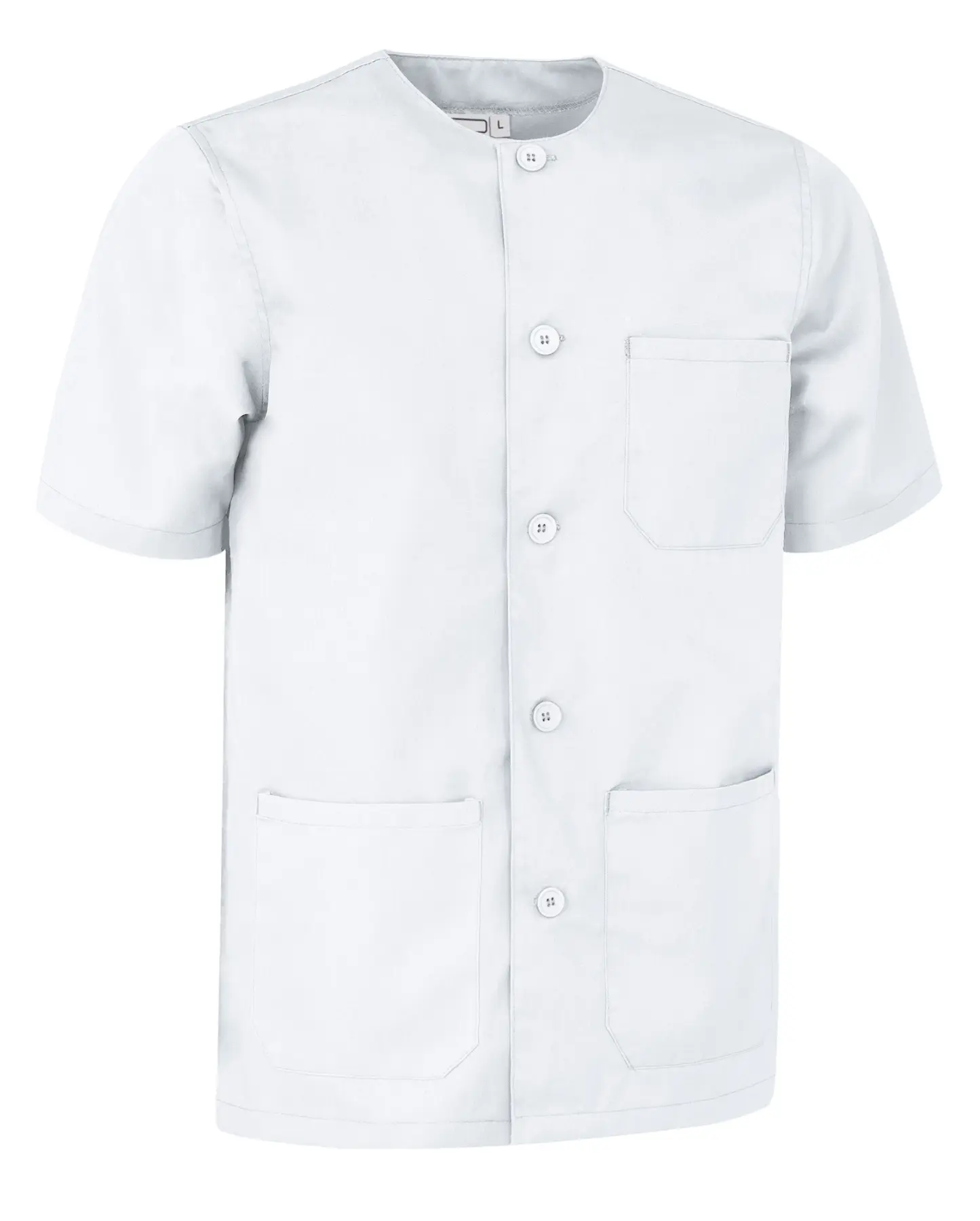 Bluză Medicala cu mânecă scurtă HELSINKI barbati Alb