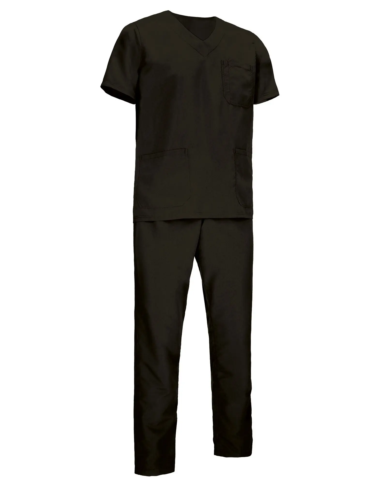 Costum Medical LEIDEN | Microfibră Catifelată | 145g Unisex Negru