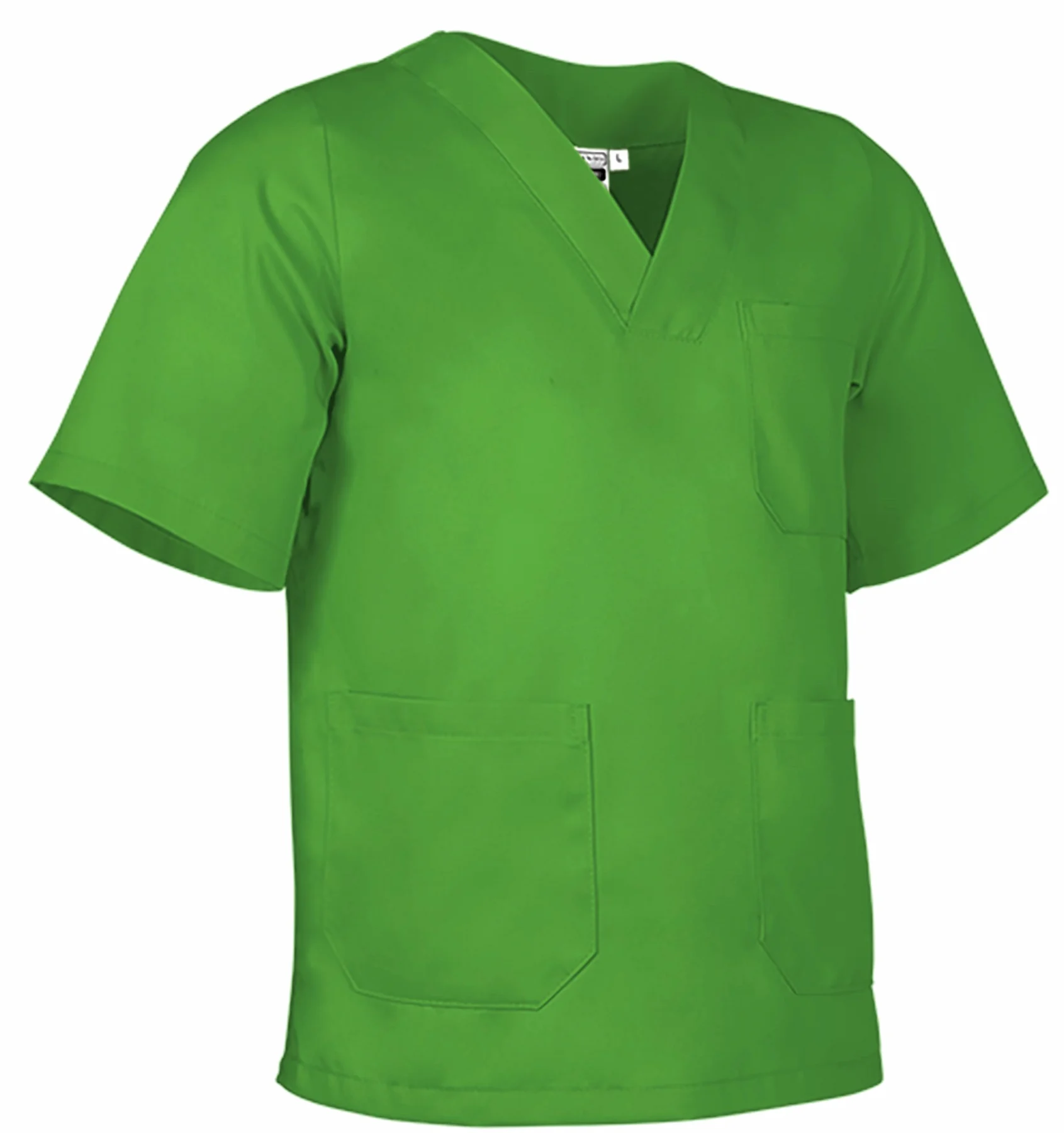 link bluză medicala si de lucru cu mânecă scurtă verde mar