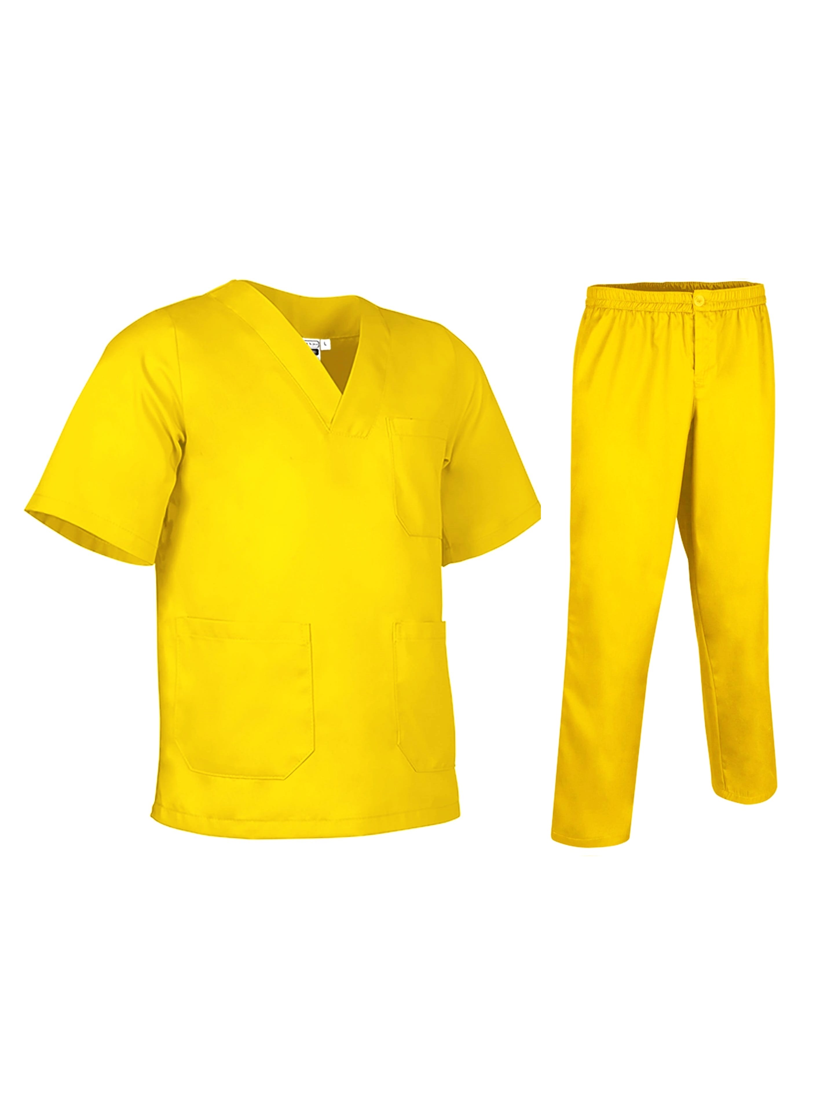 costum medical linxel | unisex 200g | set profesional galben