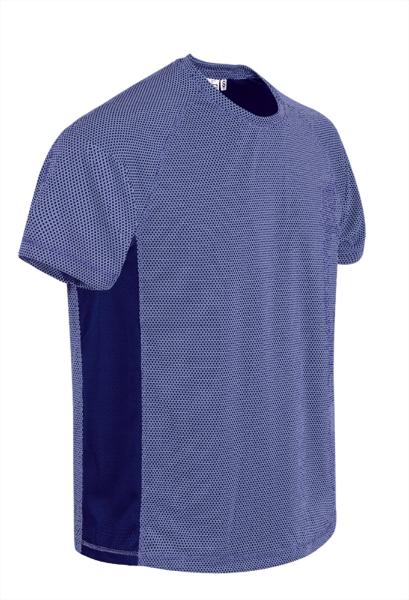 MARATHONER Tricou bicolor 100%pe,150gr/mp Violet-Mov