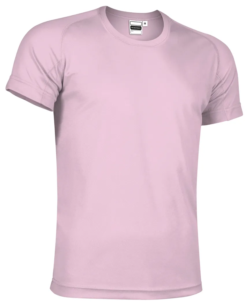 RESISTANCE Tricou tehnic 100%Pe 145gr/mp Roz deschis
