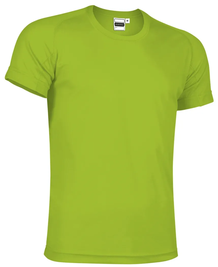 RESISTANCE Tricou tehnic 100%Pe 145gr/mp Verde fluorescent