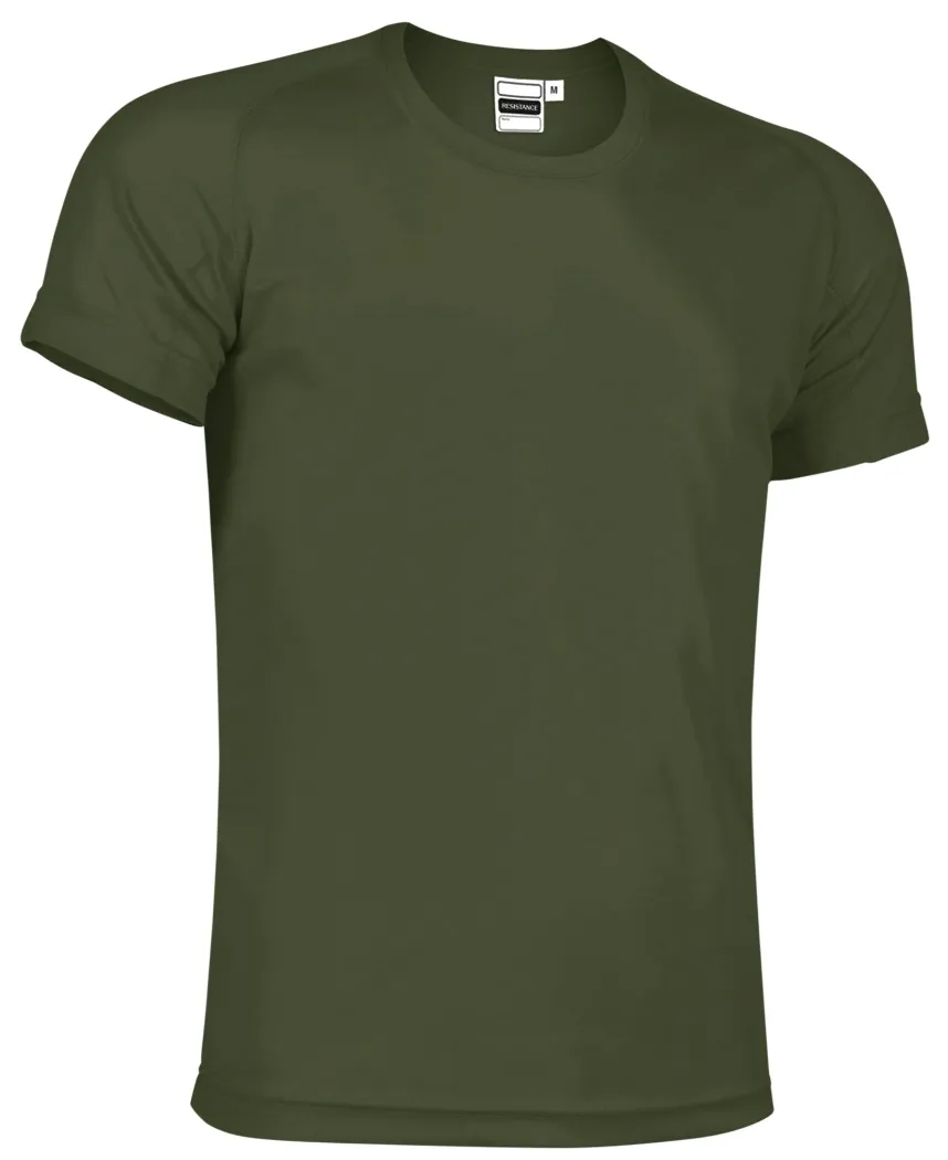 RESISTANCE Tricou tehnic 100%Pe 145gr/mp Verde militar