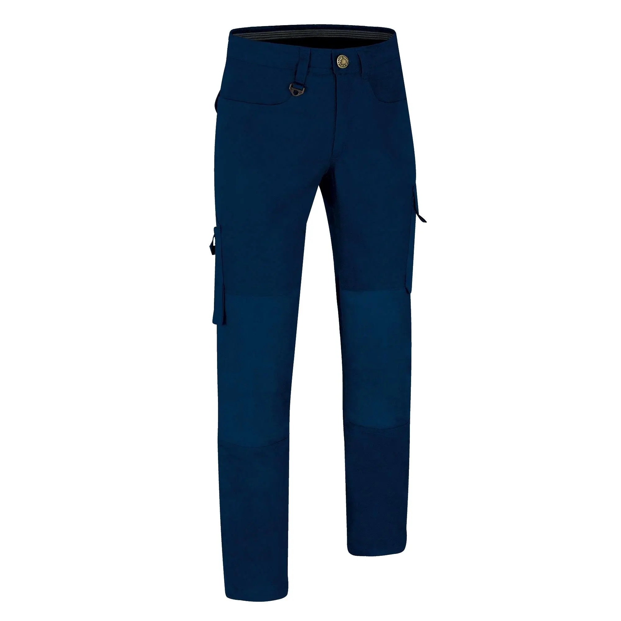 BRODY Pantaloni multi buzunare cu întărituri la genunchi, material hidrofug Bleumarin