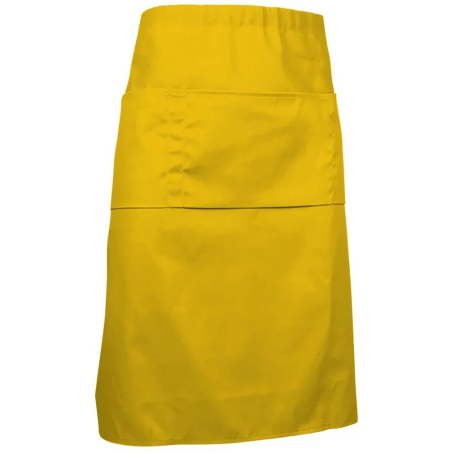 Șorț lung multi-buzunare CABERNET țesătură de bumbac/pe twill Galben