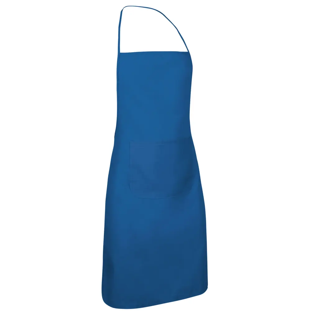 CHEF Șorț bucătărie cu pieptar Albastru royal