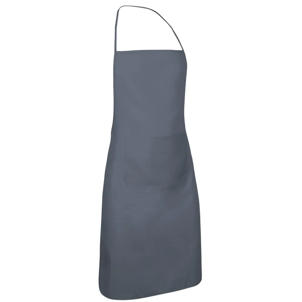 CHEF Șorț bucătărie cu pieptar Gri mediu