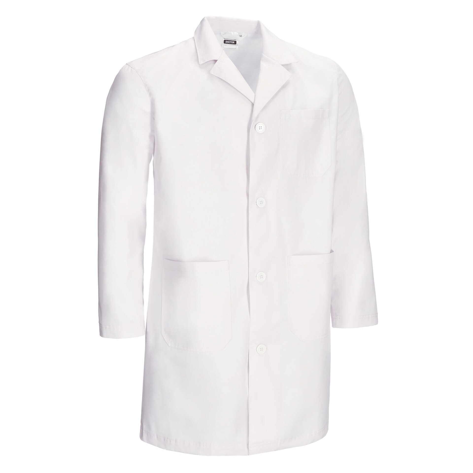 DOCTOR Halat medical cu mânecă lungă Alb