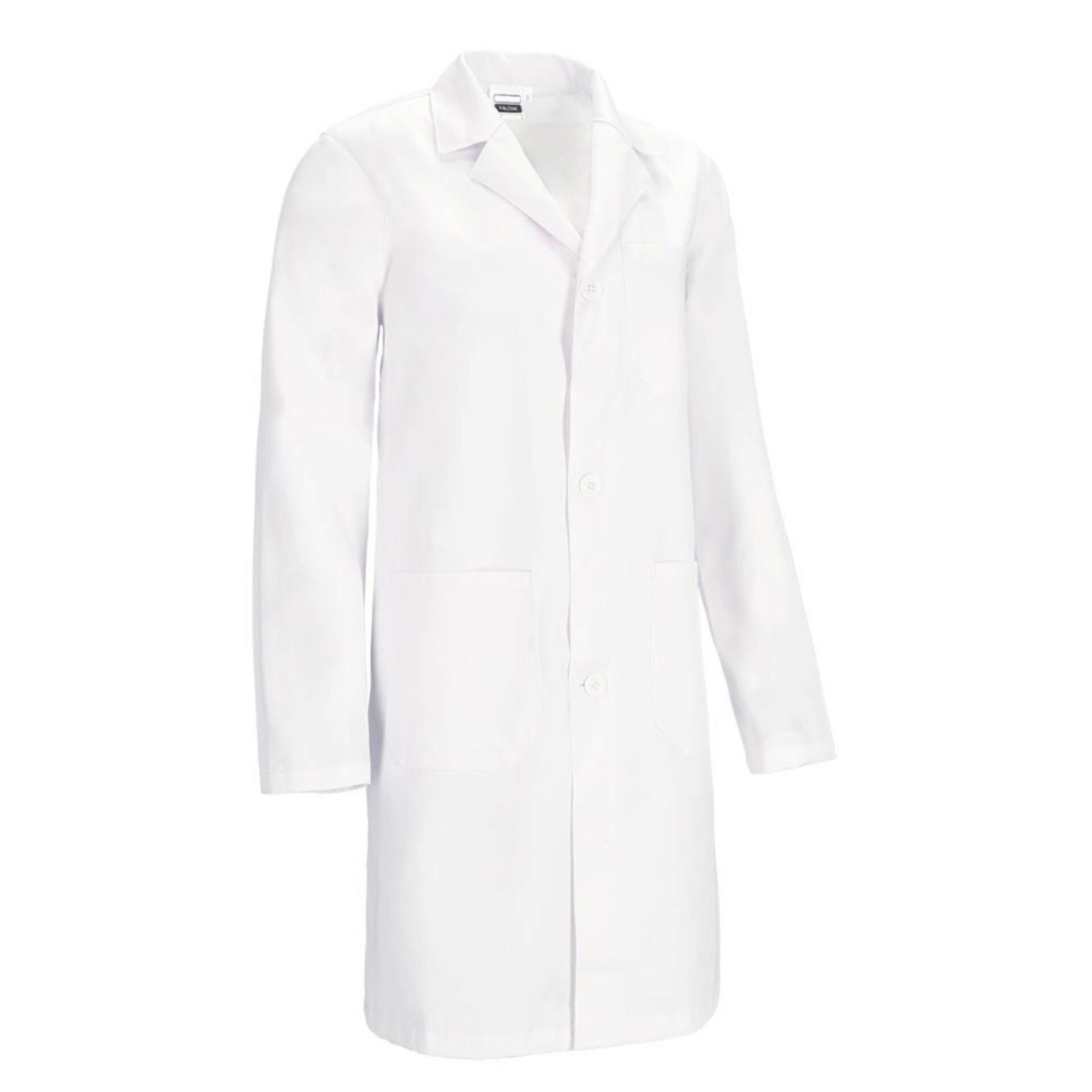 Halat medical cu mânecă lungă si mansete drepte FALCON 200g Alb