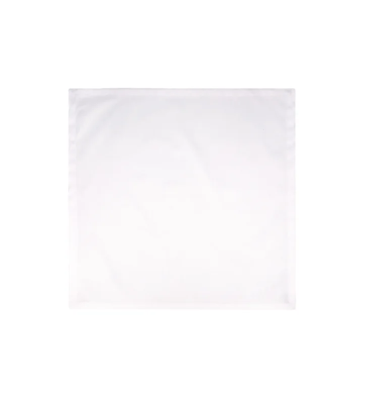 Față de masă textilă mare MUFFIN 150/150cm Alb