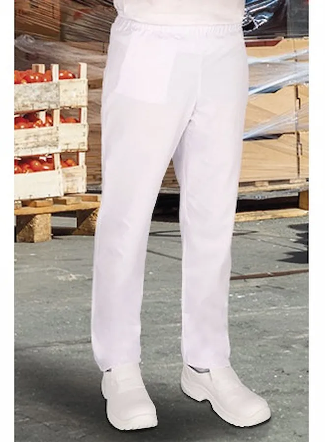 havel pantaloni cu buzunar interior alb