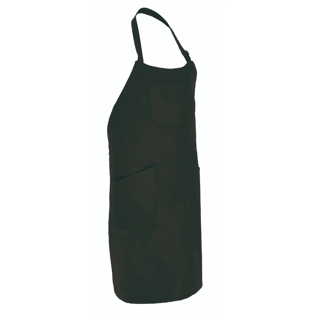 PARMENTIER Șorț cu pieptar multi-buzunare Negru