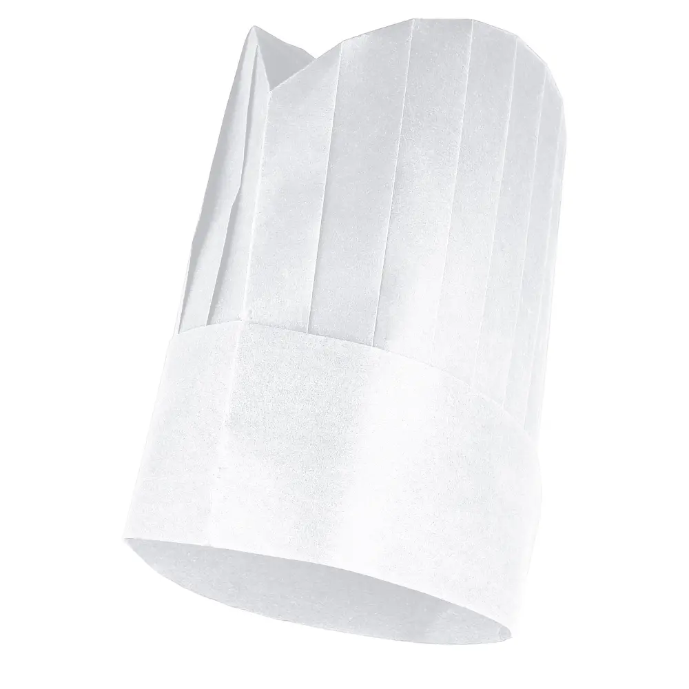 SPOON Bonetă de bucătar ajustabilă de unică folosință Alb