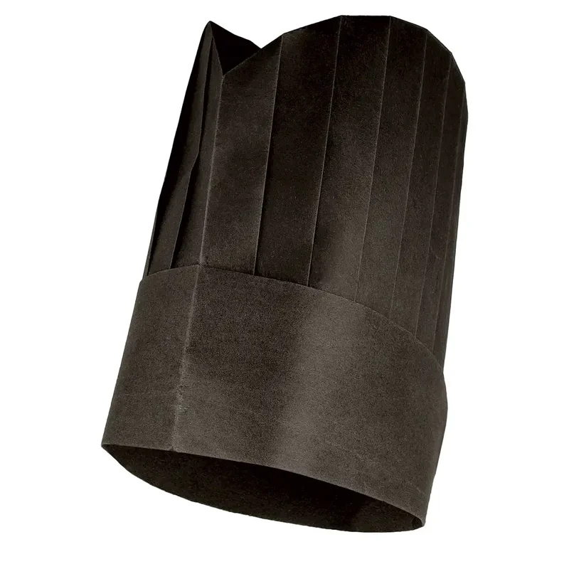 Bonetă Bucătar Unică Folosință SPOON Marcaj CE Oeko-Tex, de unică folosință Negru