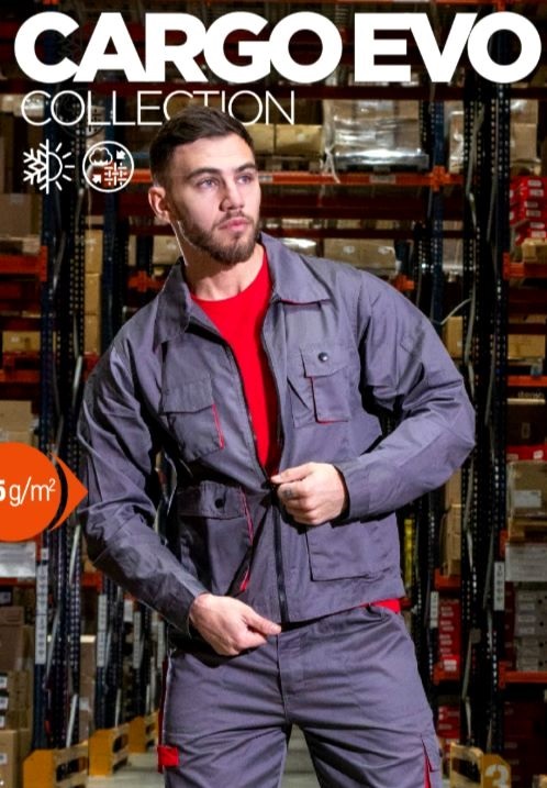 Jachetă Lucru Cargo EVO multi-buzunare | Marcaj CE 235g 69 lei
