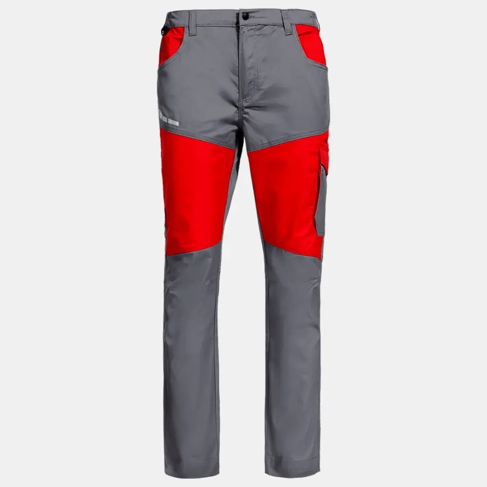 Pantaloni de lucru 02002368 EOS Stretch RED/GREY