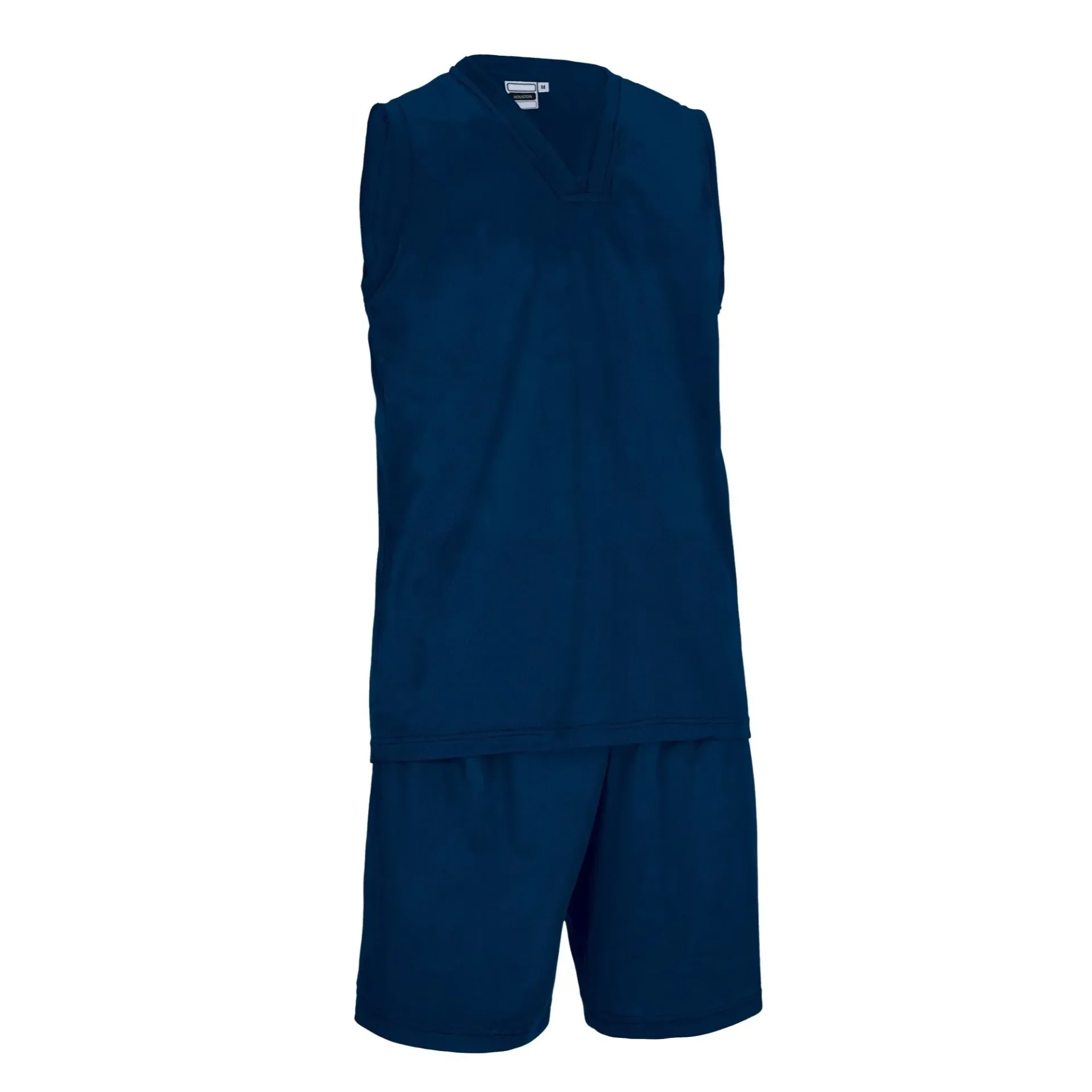 HOUSTON Echipament sportiv Set maiou cu decolteu în V și pantaloni scurți sport Bleumarin orion