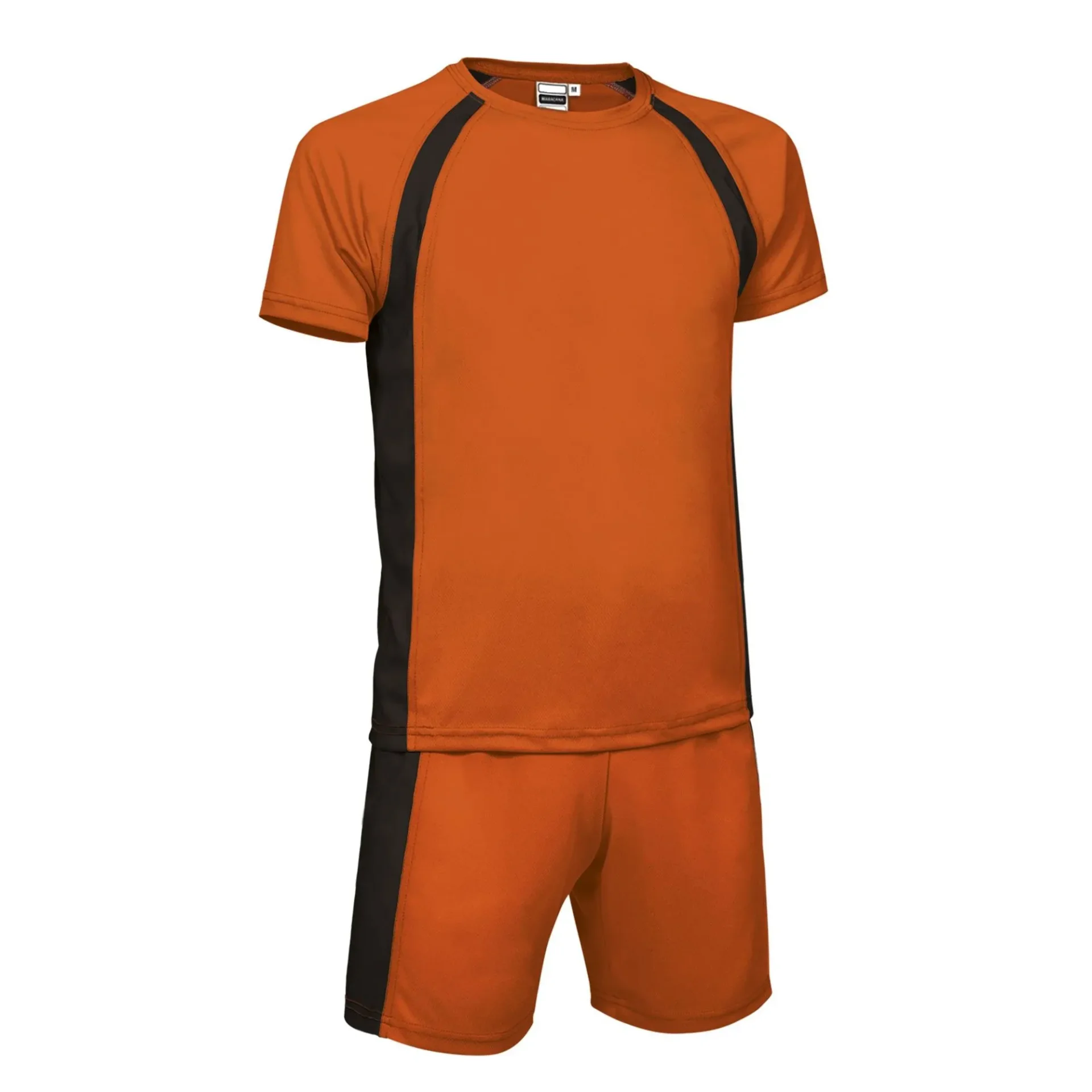 MARACANA Echipament sportiv Set tricou și pantaloni scurți sport Portocaliu fluorescent-Negru