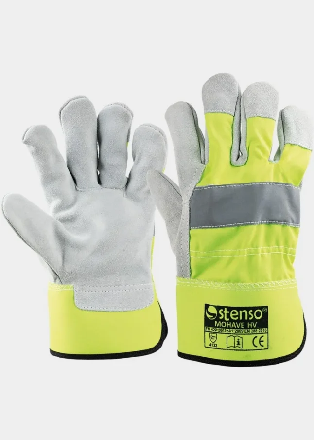 Mănuși MOHAVE Hi-Vis – Marcaj CE, Piele Vițel, Reflectorizante 10,42 lei