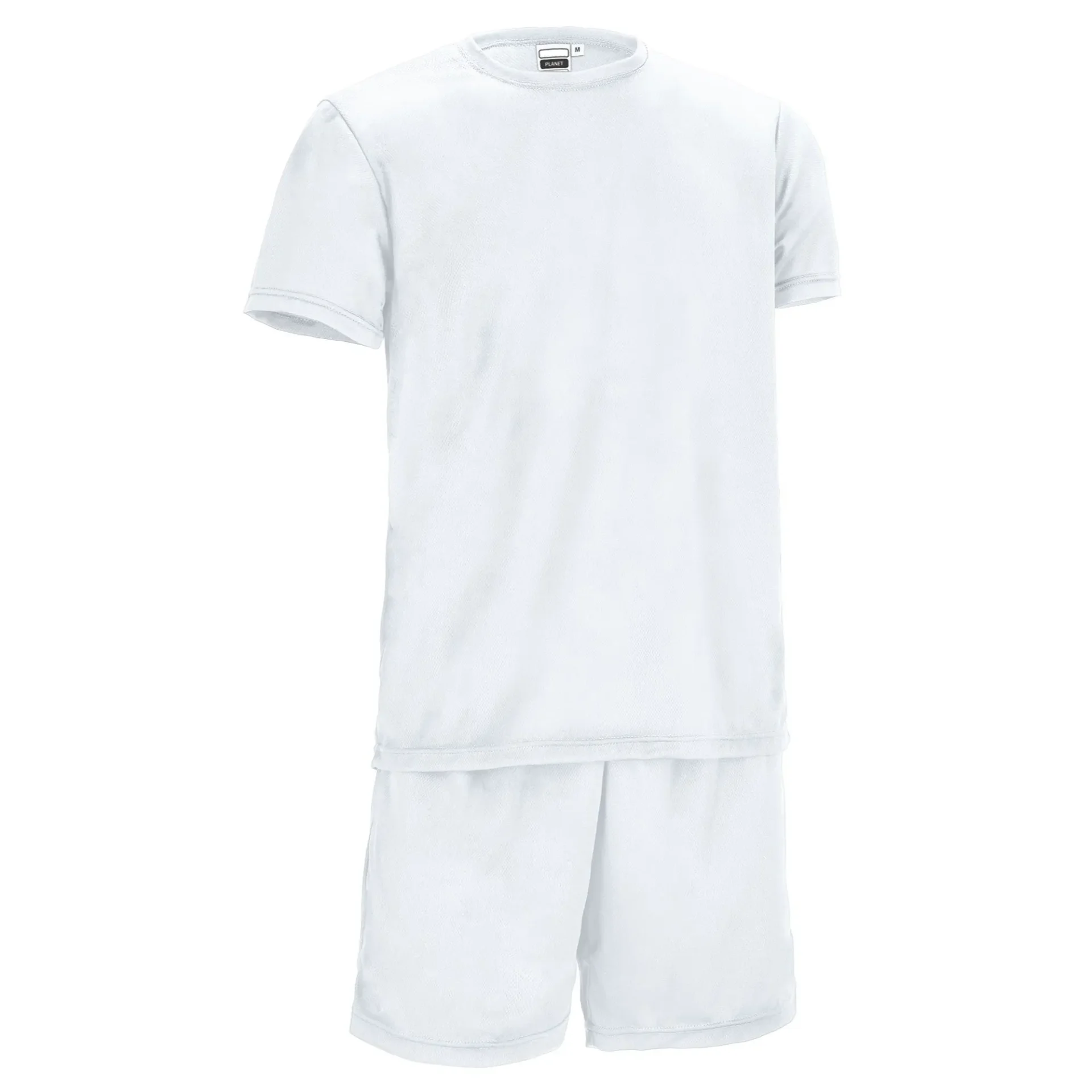 PLANET Echipament sportiv Set tricou și pantaloni scurți sport Alb