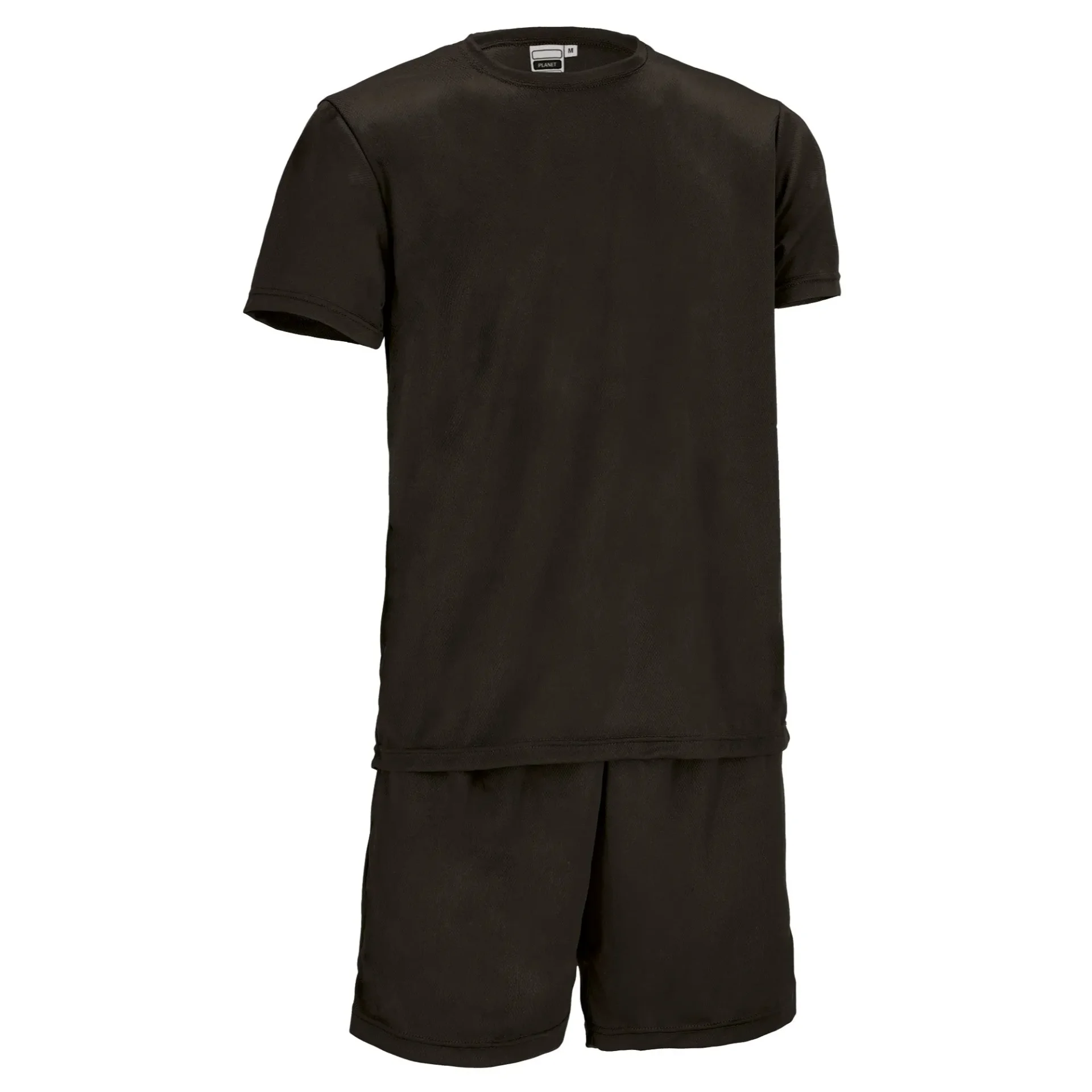 PLANET Echipament sportiv Set tricou și pantaloni scurți sport Negru
