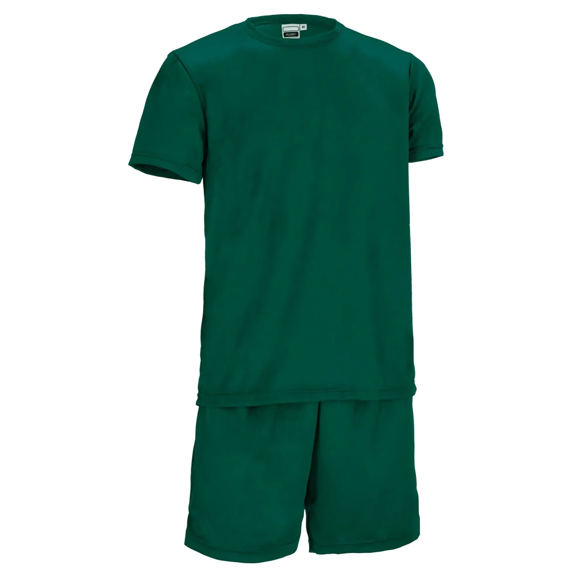 PLANET Echipament sportiv Set tricou și pantaloni scurți sport Verde sticla