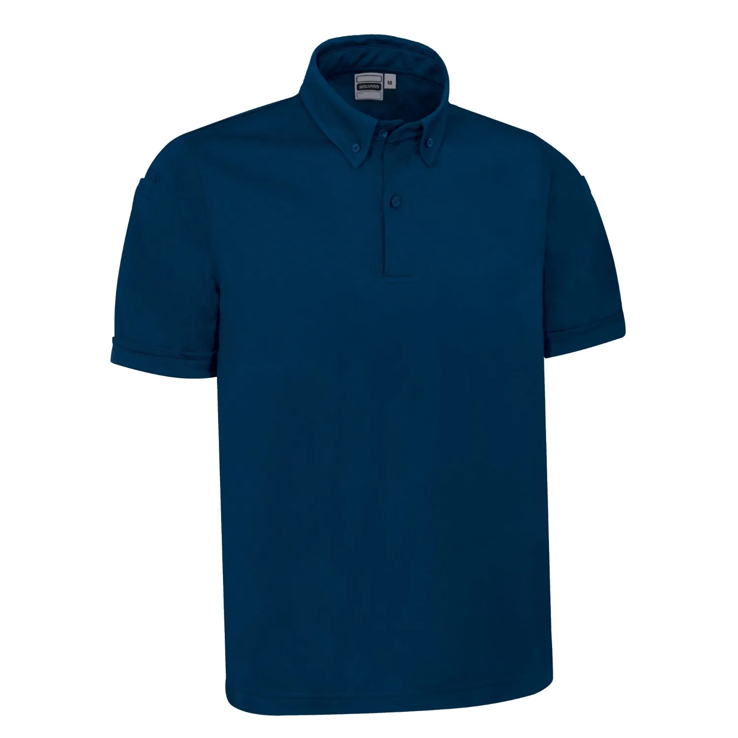 WISCONSIN Tricou polo tehnic de mânecă scurtă Bleumarin