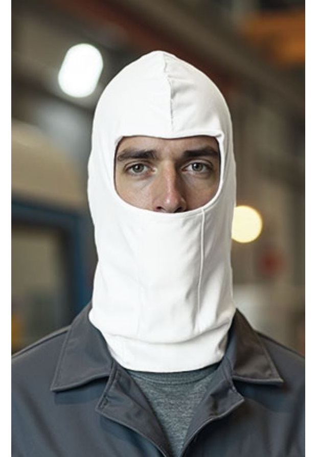 Cagulă Frost Albă | Exterior Twill & Interior Fleece Alb