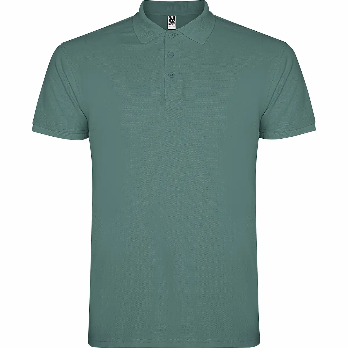 star tricou polo roly, bumbac 100%, 200gr/mp, cu mânecă scurtă, albastru calm