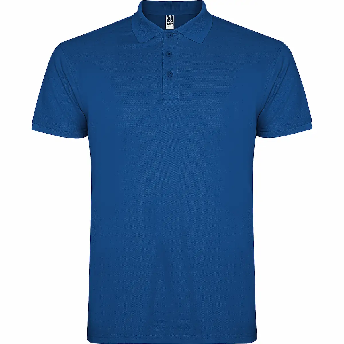 star tricou polo roly, bumbac 100%, 200gr/mp, cu mânecă scurtă, albastru royal