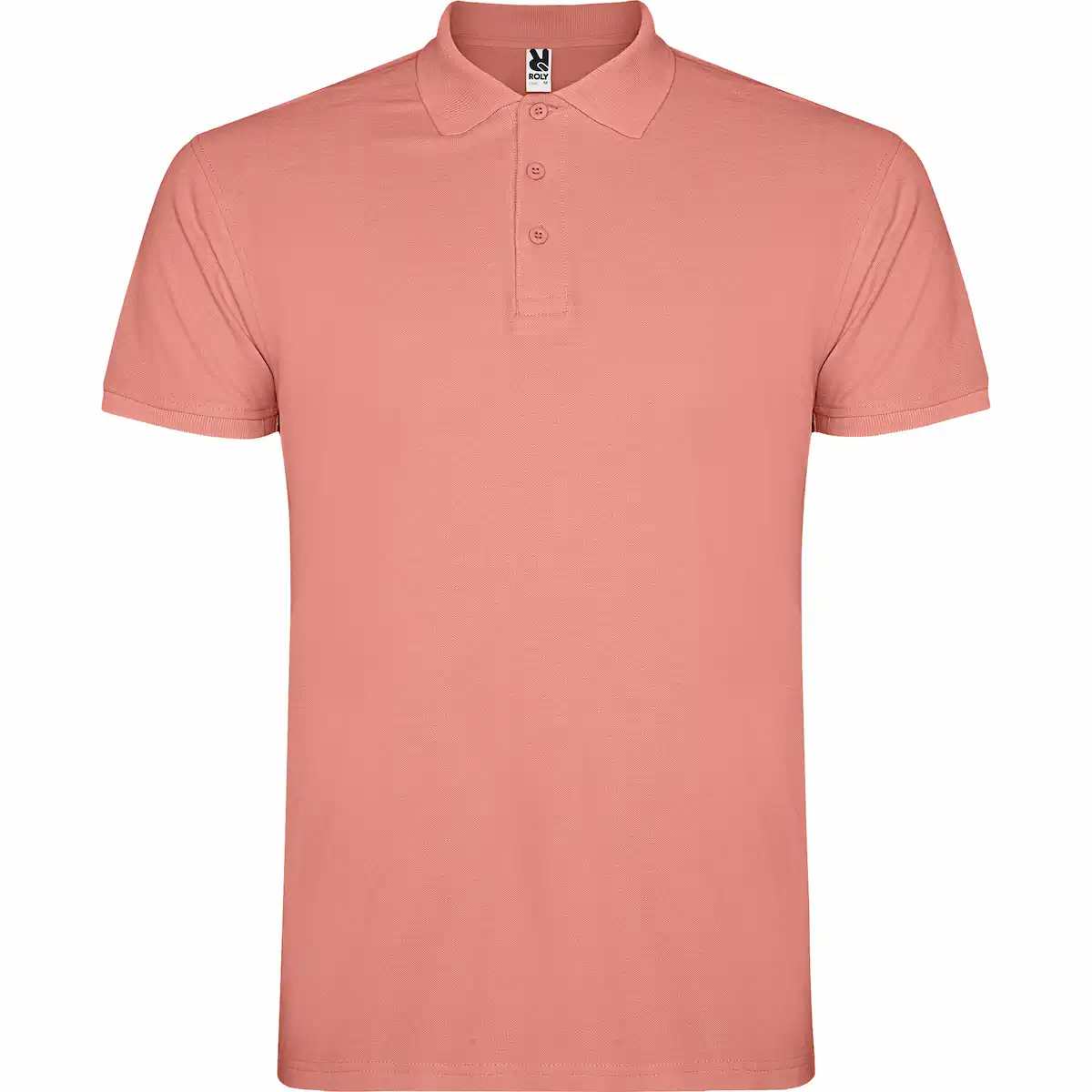 star tricou polo roly, bumbac 100%, 200gr/mp, cu mânecă scurtă, portocaliu clay
