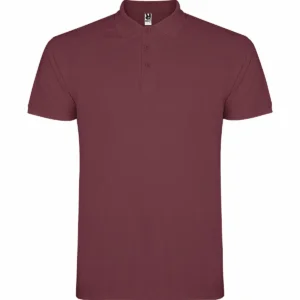 tricou polo star | 100% bumbac 200 g/m² | standard oeko tex si ce, rosu coacază
