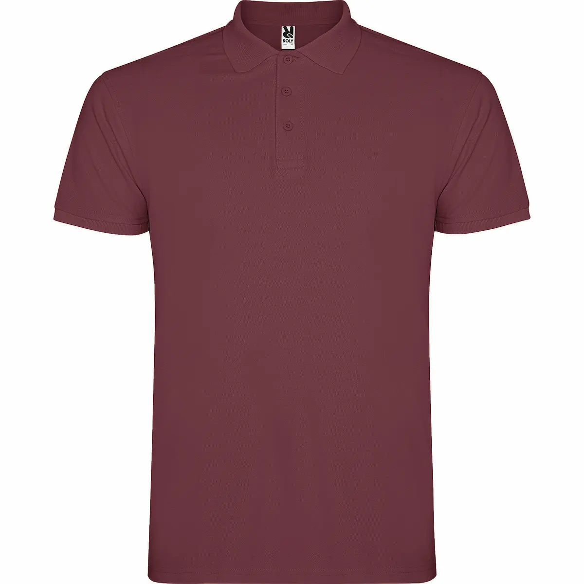 tricou polo star | 100% bumbac 200 g/m² | standard oeko tex si ce, rosu coacază