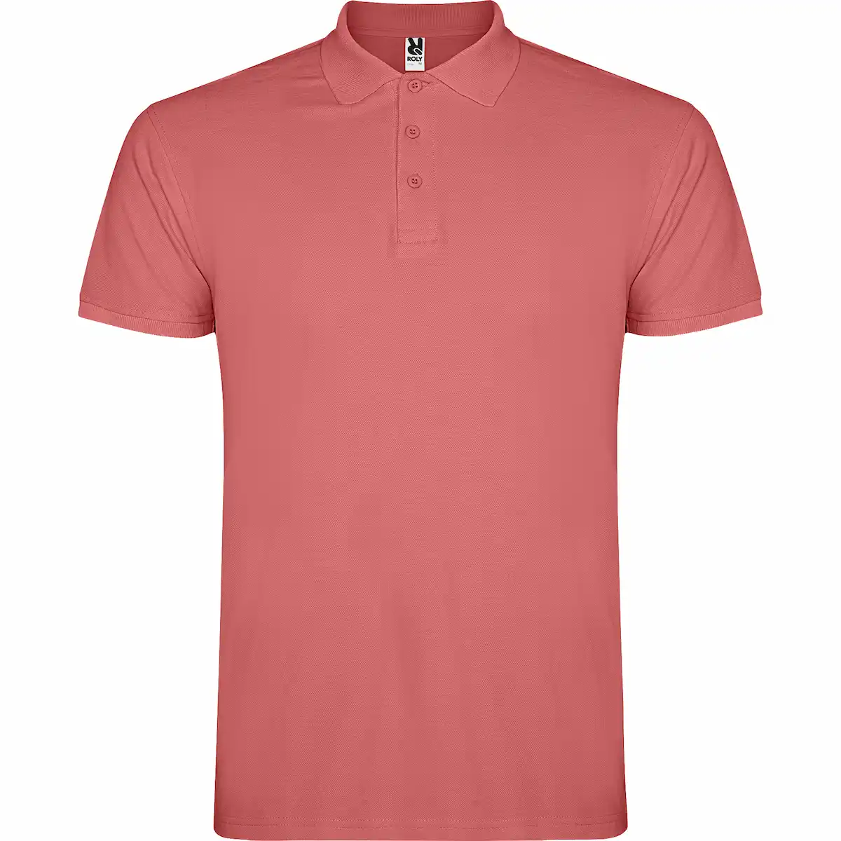 tricou polo star | 100% bumbac 200 g/m² | standard oeko tex si ce, rosu crizantemă