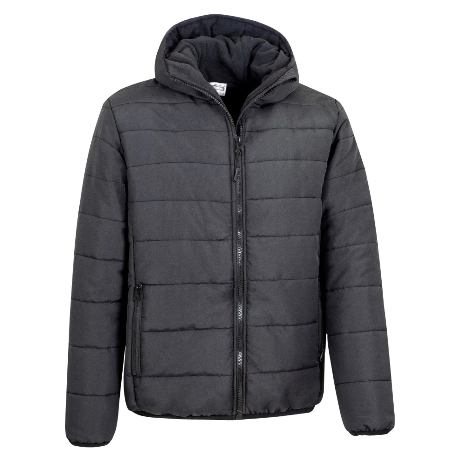 FLEETWOOD Jachetă cu glugă și polar fleece interior, Gri