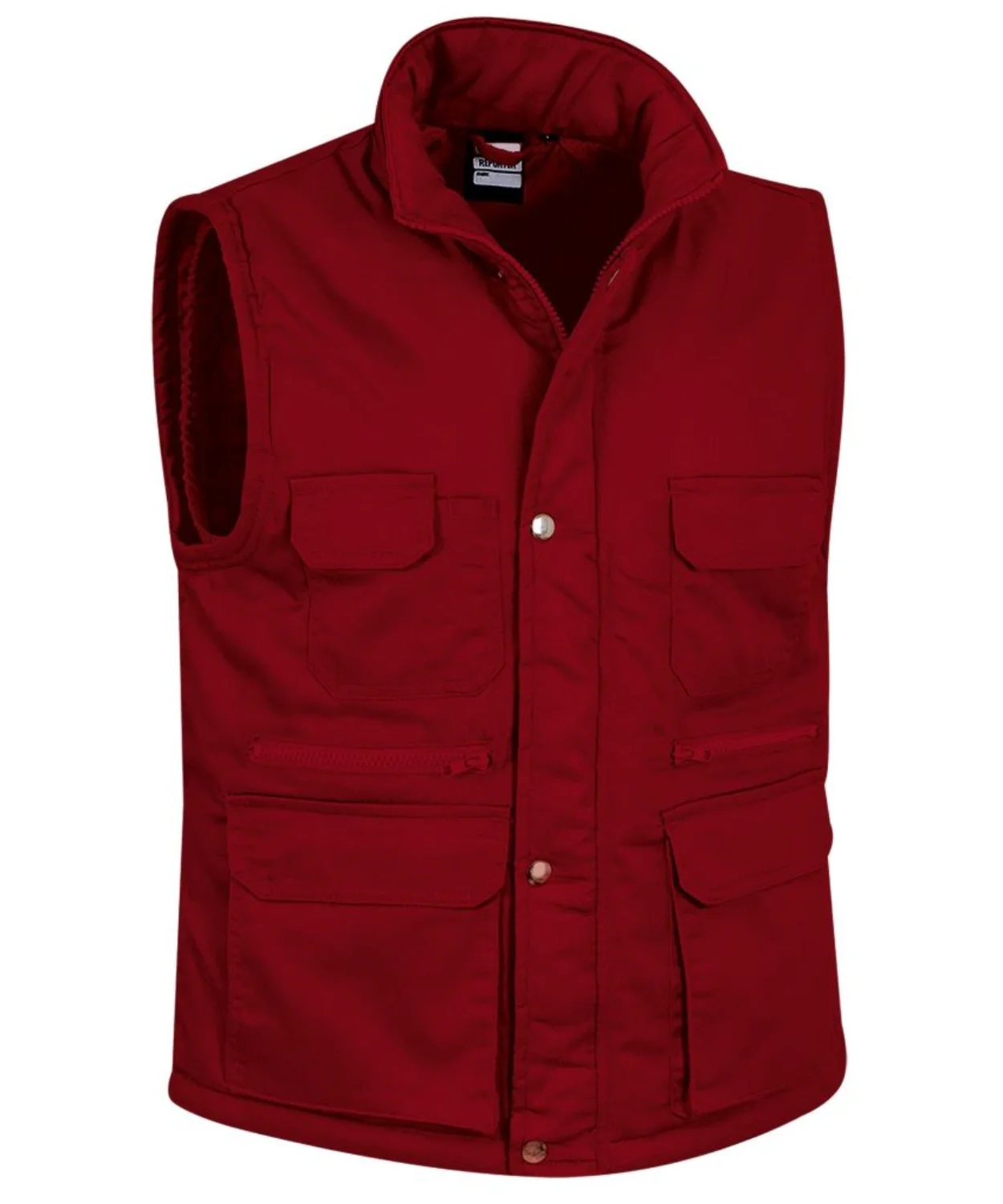 Vestă de Lucru REPORTER Vătuită | Multi-Buzunare | EIP, Rosu loto