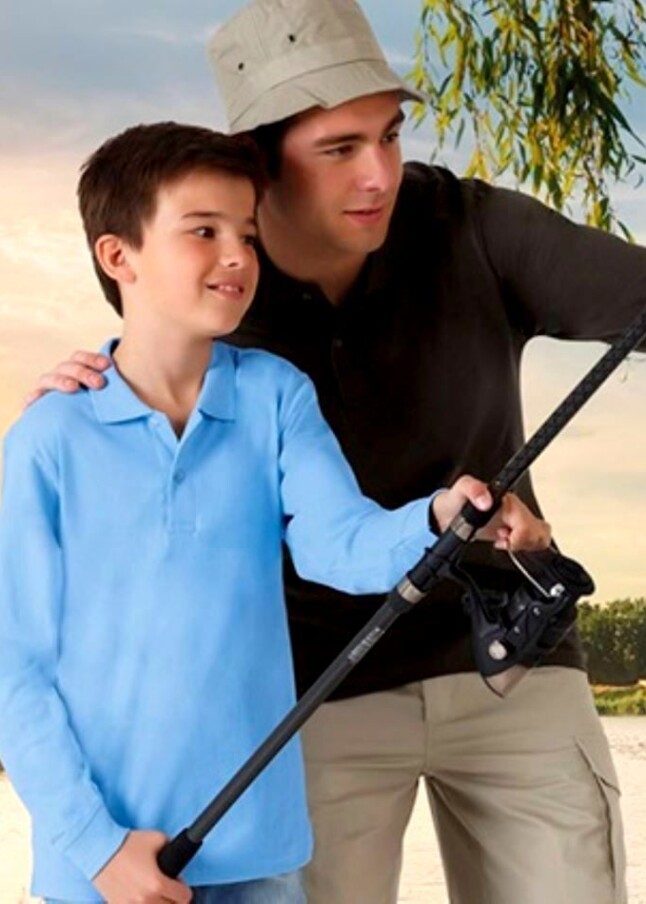 Tricou Polo PREDATOR Copii Premium 100% Bumbac 220g Oeko-Tex mânecă lungă 32 lei