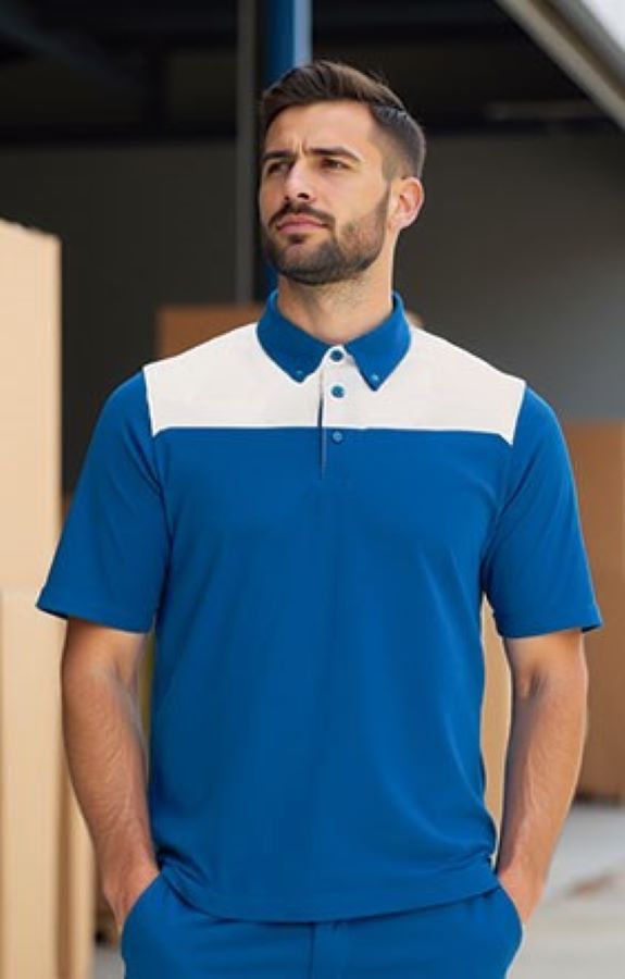 Tricou Polo tehnic bicolor Unisex HURRICANE Pe 100% 220g, 37 lei
