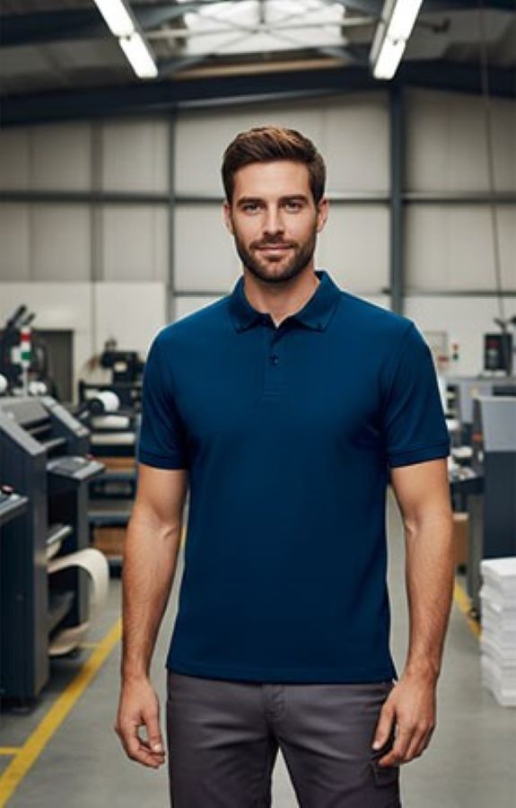 Tricou Polo tehnic WISCONSIN Unisex Pe 100% 190g, 33,5 lei