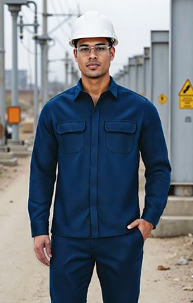 Cămașă ignifugată cu mânecă lungă, 100% bbc BLAZE