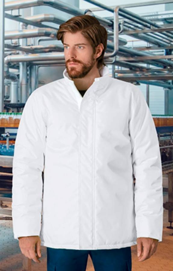 Jacheta termica industria alimentara Dough Alb