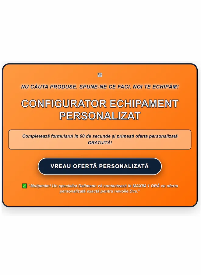 configurator echipament personalizat
